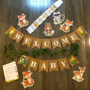 Forest Animals Baby Shower Decorations